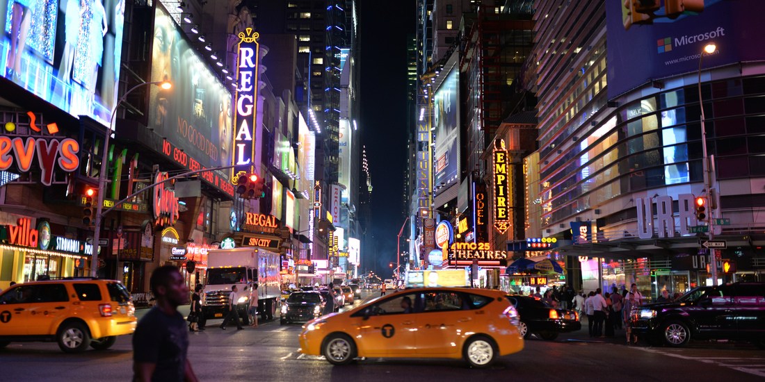 Taxi new york à Times Square