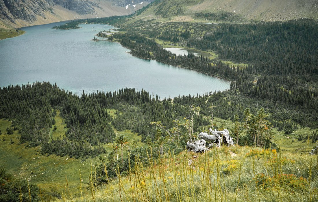 Vue sur le Hidden Lake