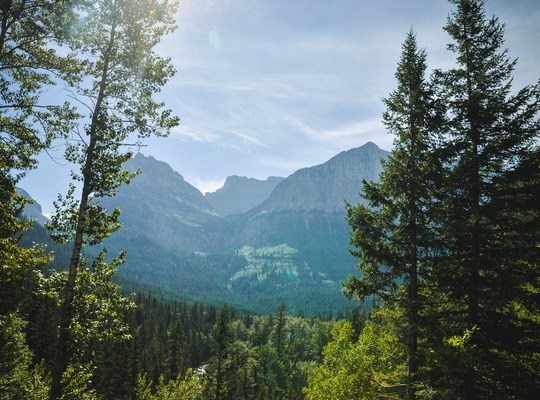 Vue sur les montagnes