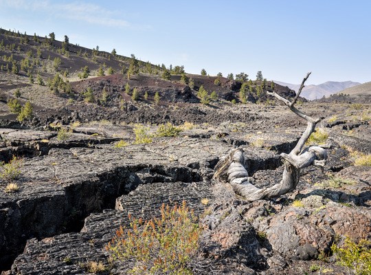 North crater flow trail