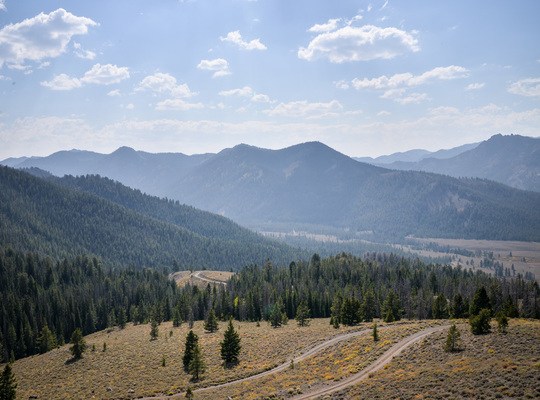 Au milieu de Boise National Forest