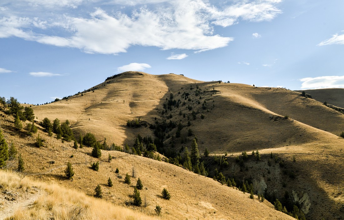 En haut de Blue basin trail