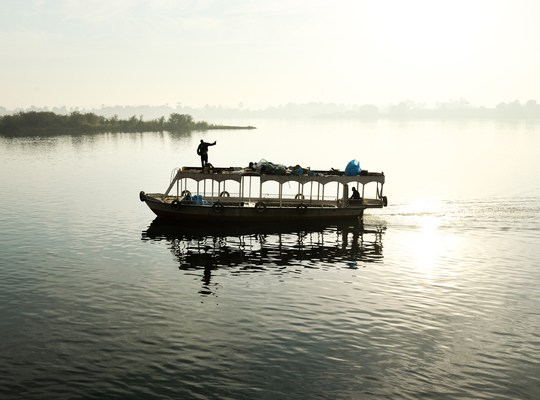 Embarcation sur le Nil