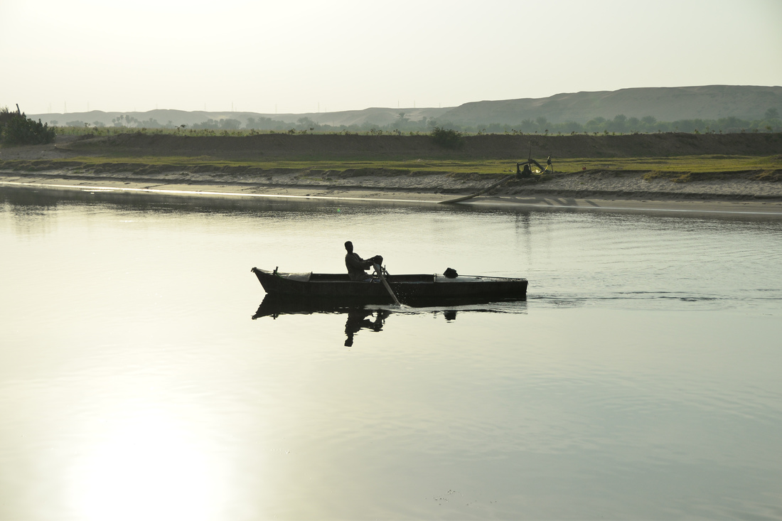 Pêcheur sur le Nil