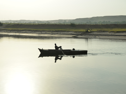 Pêcheur sur le Nil