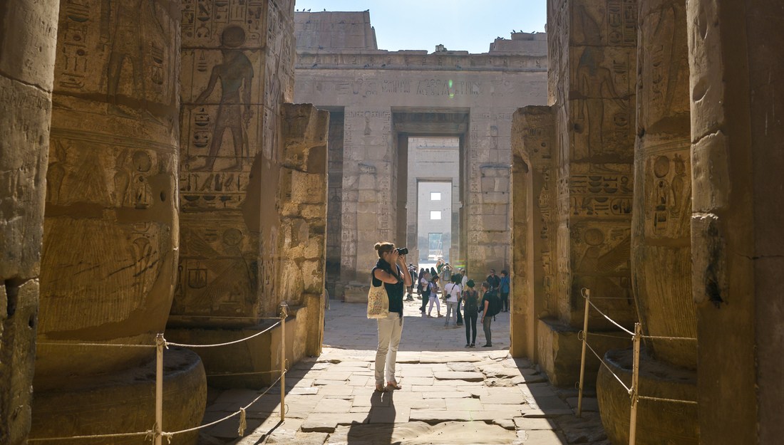 Dans le temple de Ramses III