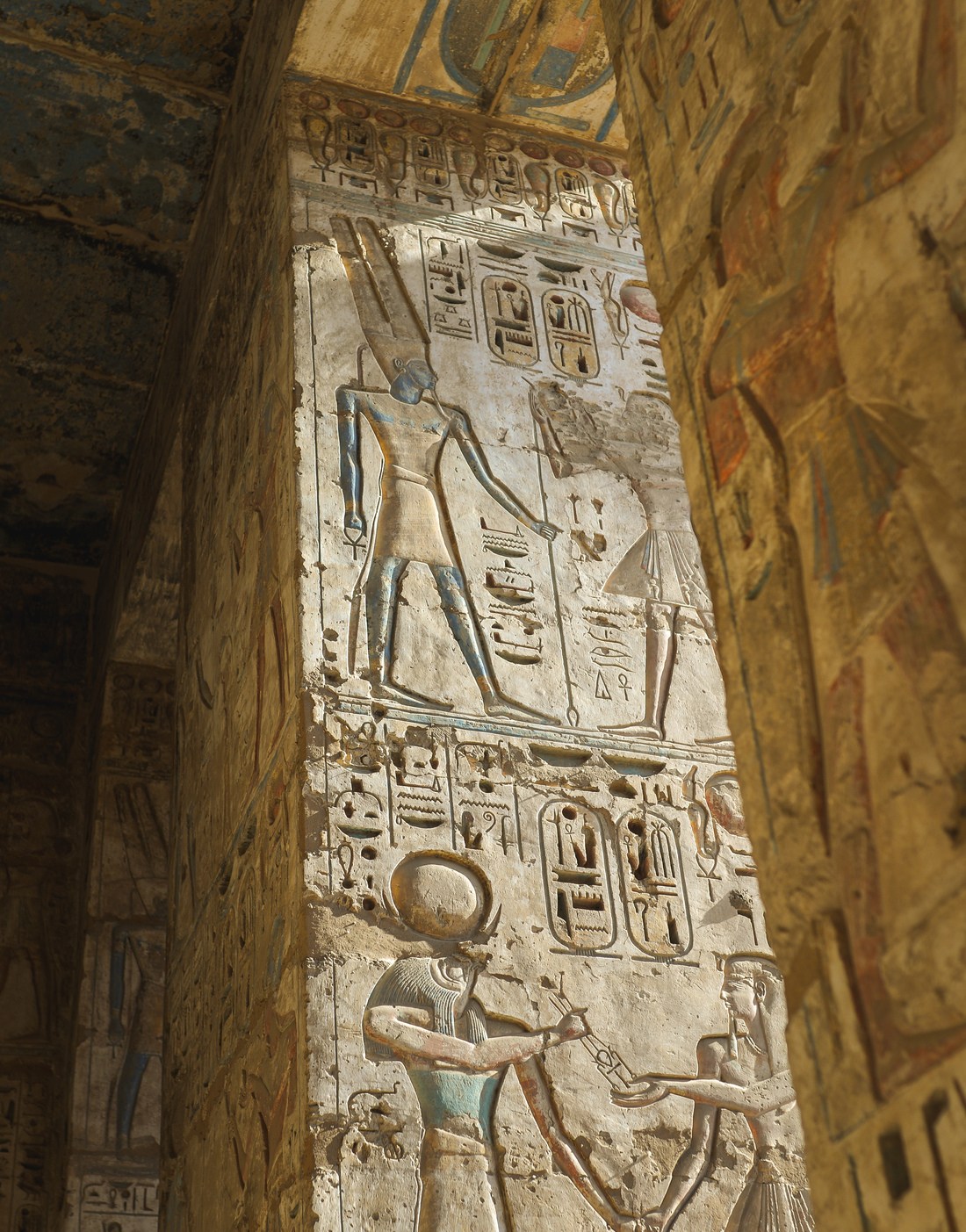 Détail du temple de Ramses III