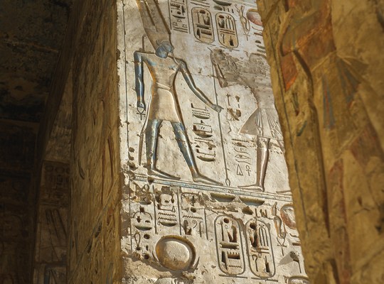 Détail du temple de Ramses III