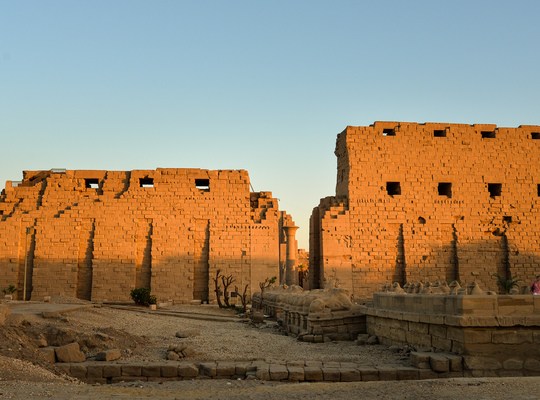 Le temple de Karnak, Egypte