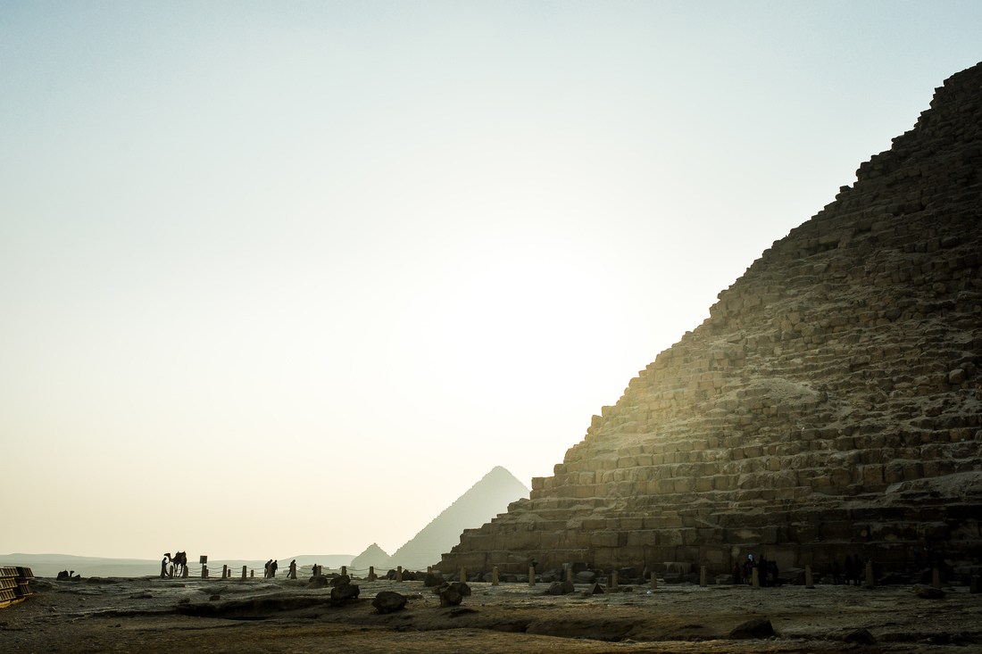 Flanc de la Pyramide de Kephren