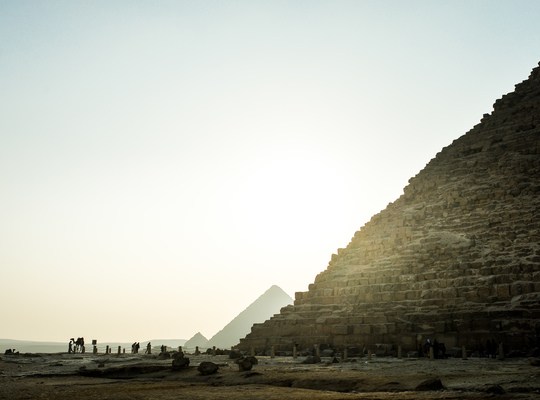 Flanc de la Pyramide de Kephren