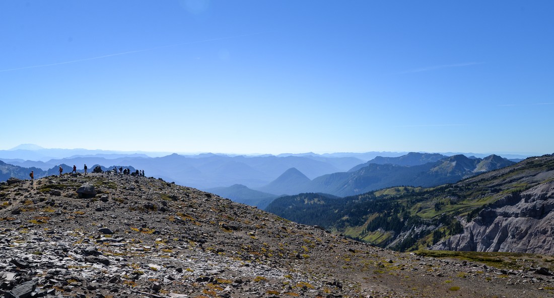 Panorama au sommet du Mont Rainier