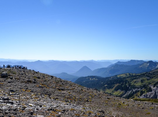 Panorama au sommet du Mont Rainier