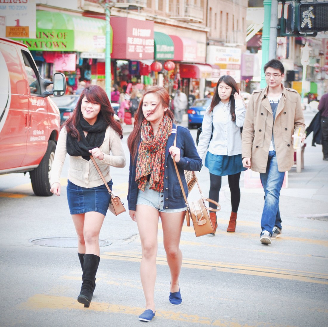Jeunes chinoises, Chinatown, San Francisco