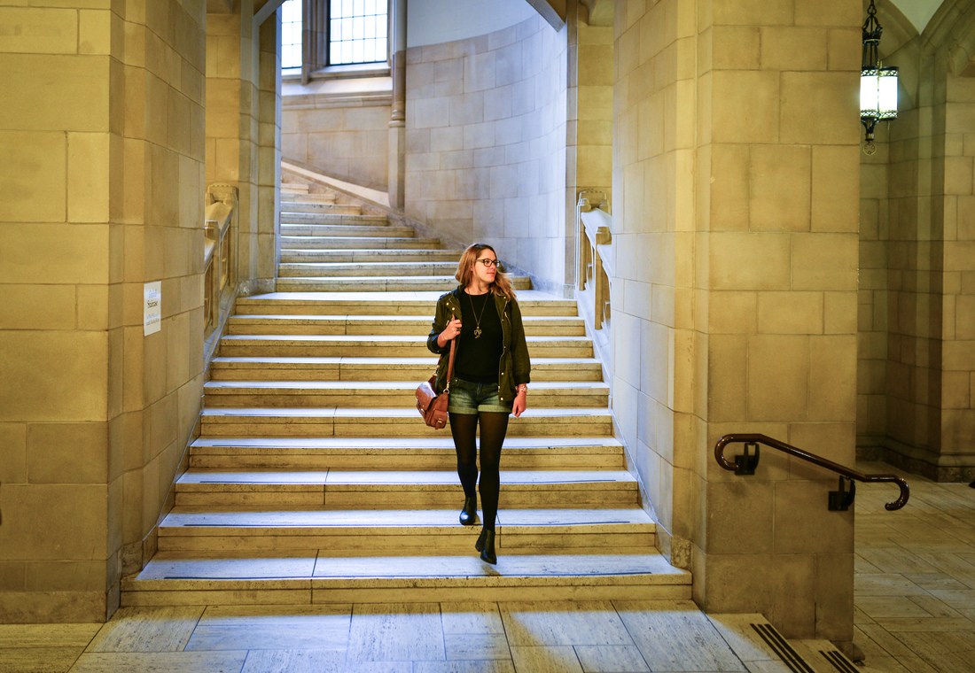 Les escaliers de la bibliothèque Suzzallo