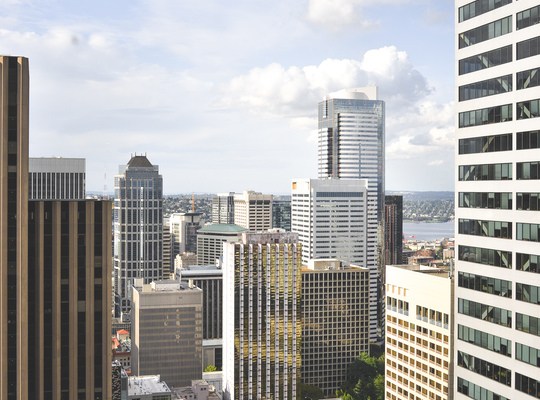 Vue panoramique sur Seattle