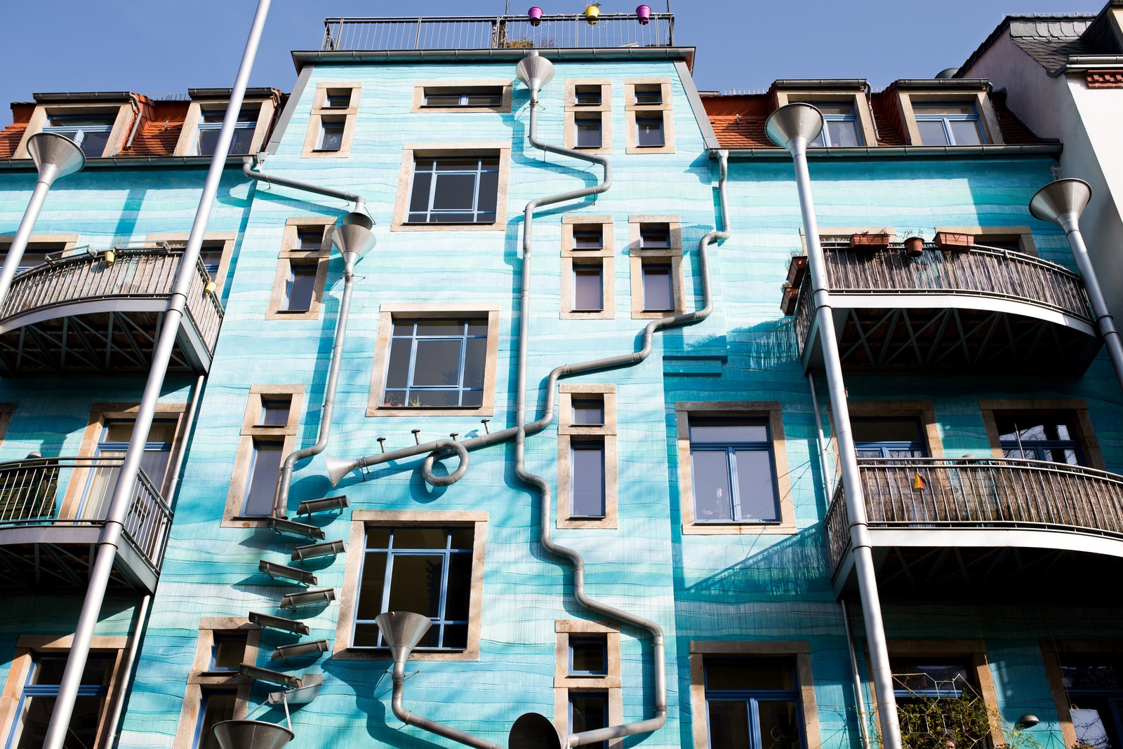 Immeuble musical de Kunsthofpassage Immeuble musical de Kunsthofpassage