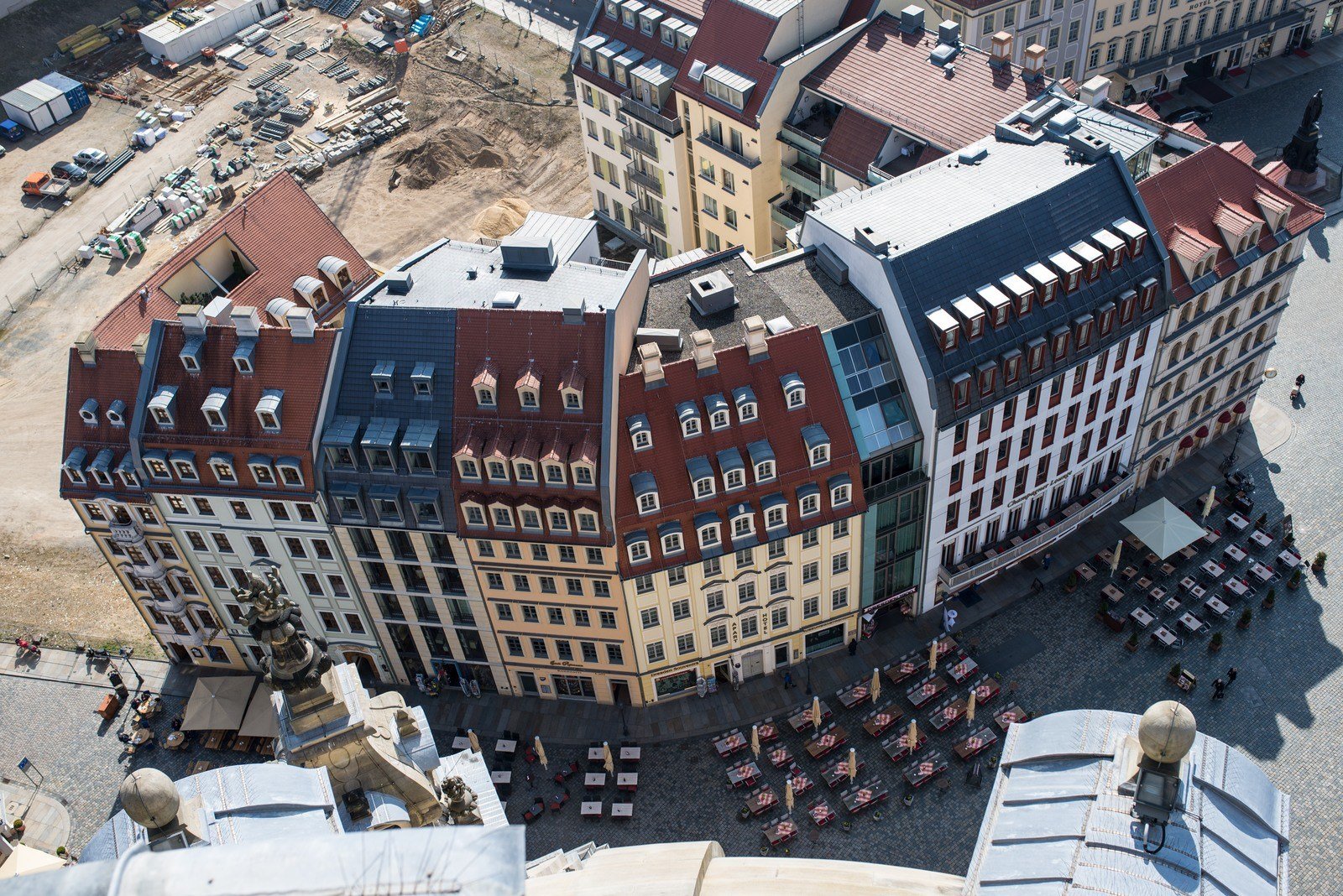 Dresde vue de la Frauenkirche Dresde vue de la Frauenkirche