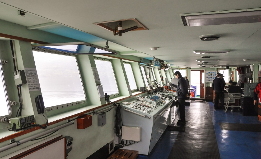 Cabine du commandant sur le Navimag 