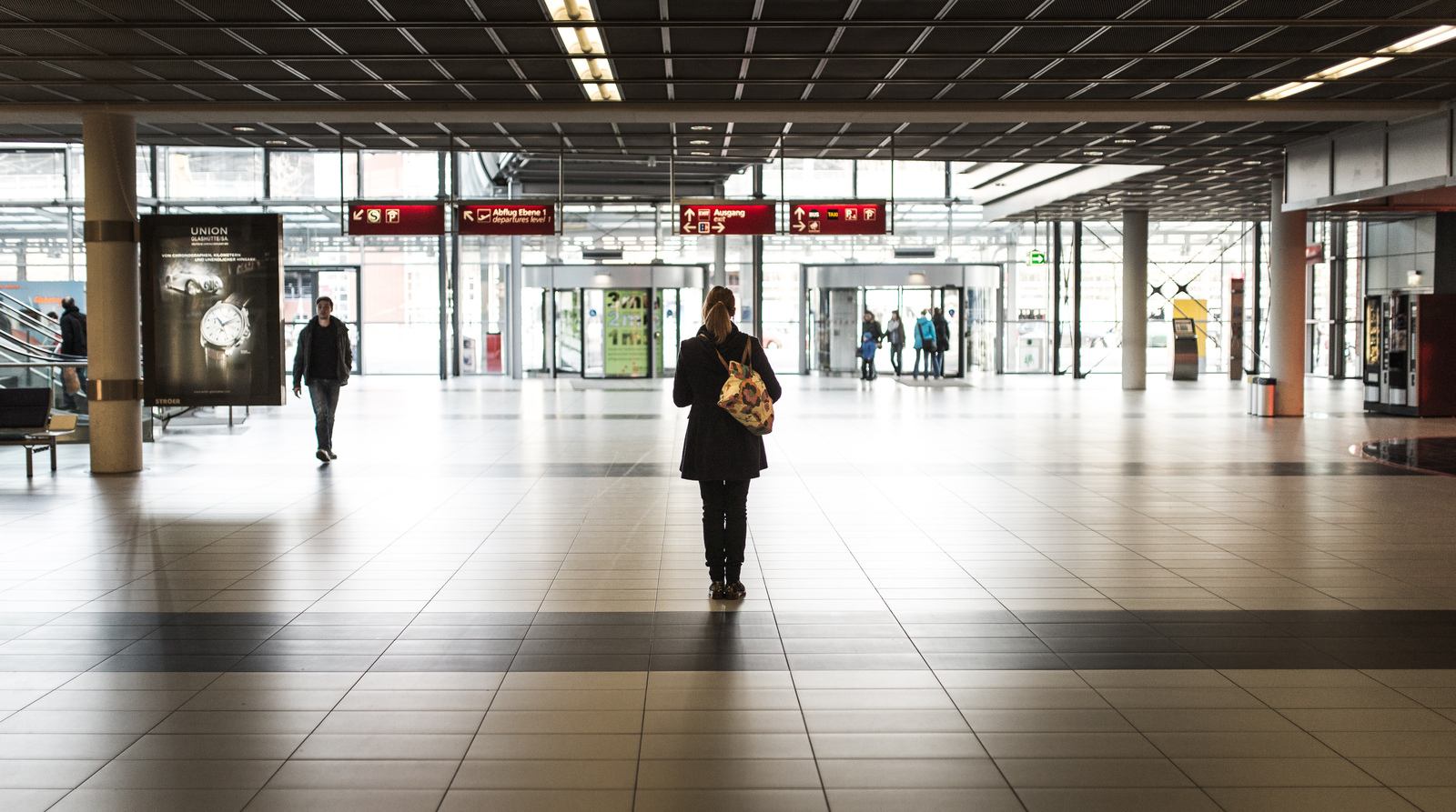 A l'aéroport de Dresde