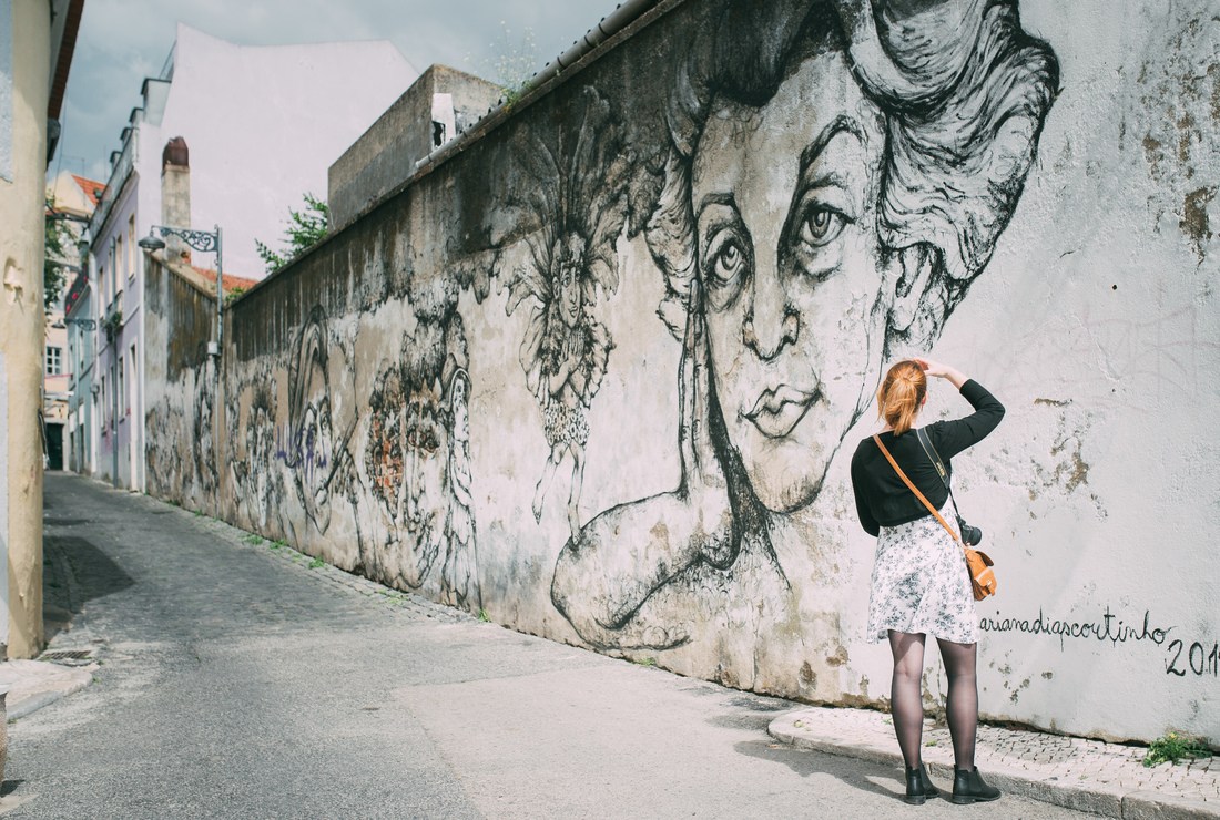 Street art du quartier de Graça