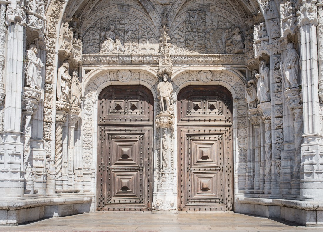 Porte de l'église du Monastere des Hiéronymites
