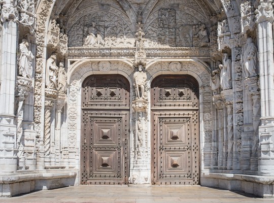 Porte de l'église du Monastere des Hiéronymites