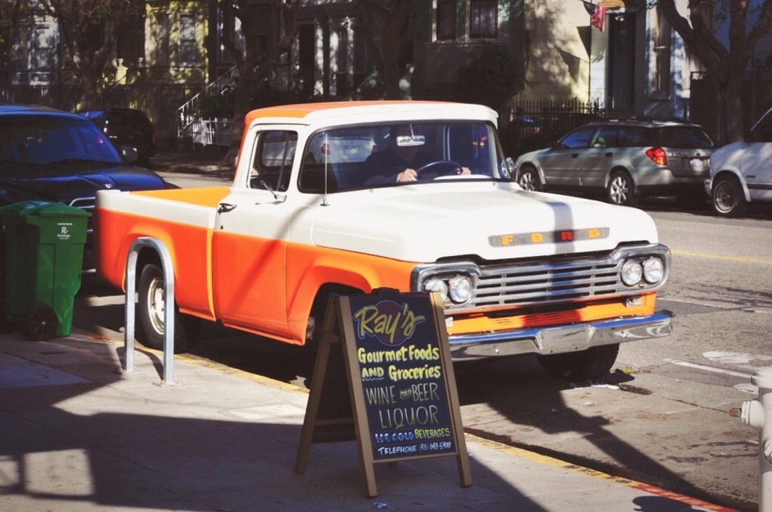 Vieux Pickup à San Francisco