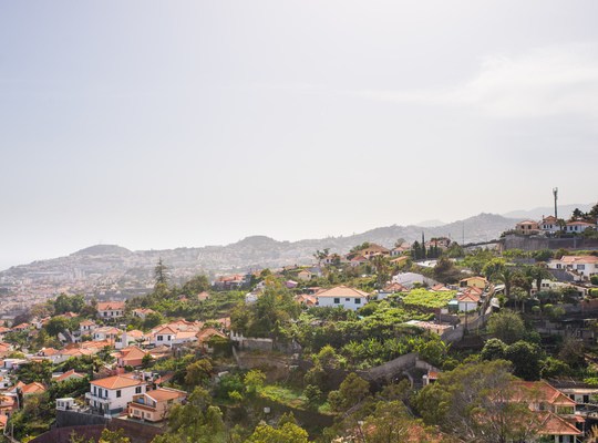 Panorama depuis le téléphérique de Funchal