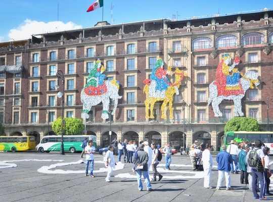 Zocalo, Plaza de la constitucion, Mexico City