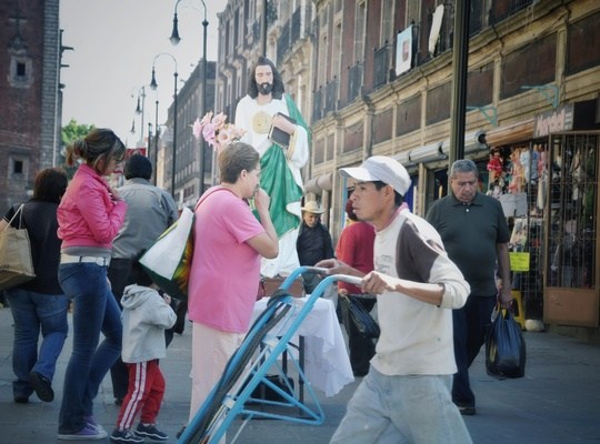 Jesus dans la rue, Mexico City