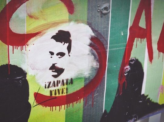Affiche Zapata à Mexico City