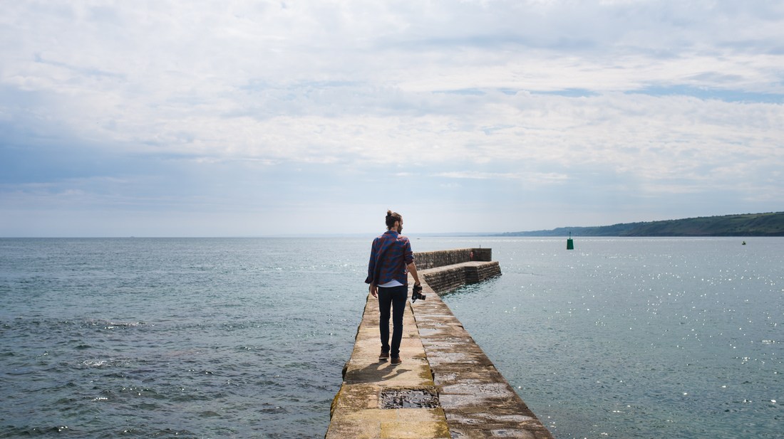 Seb sur la jetée 