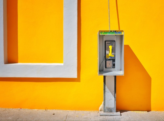 Yellow phone