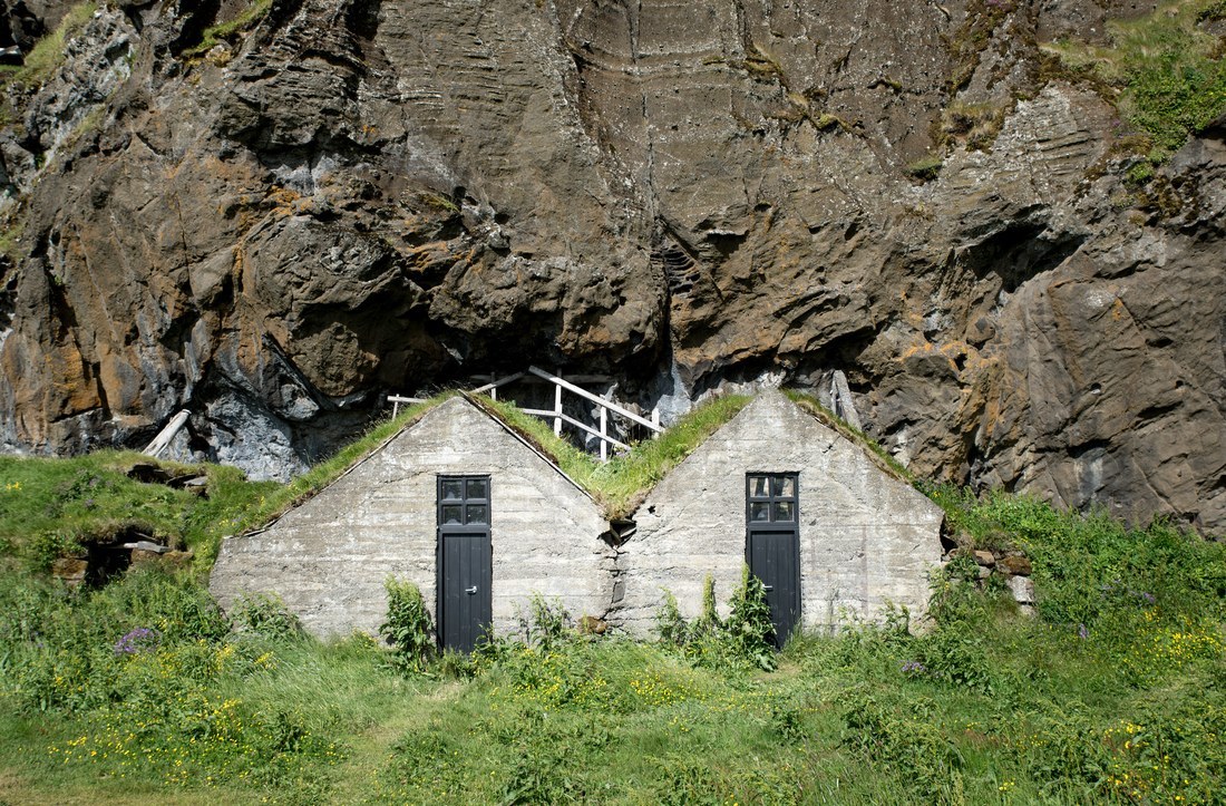 Petite maison typique d'Islande