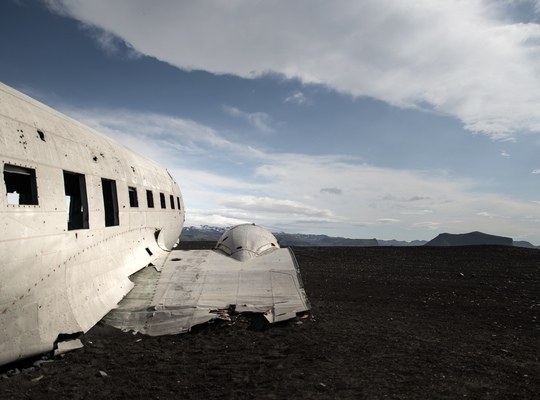 L'avion abandonné d'Islande