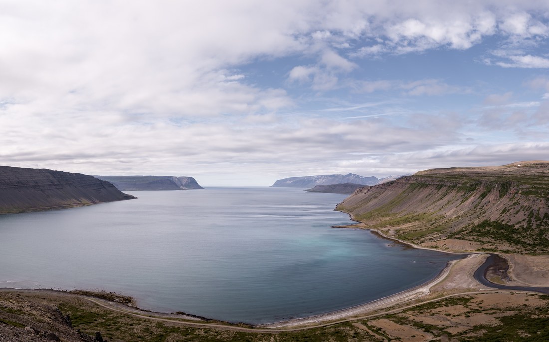 Paysage des fjords islandais 