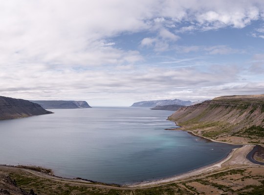 Paysage des fjords islandais 