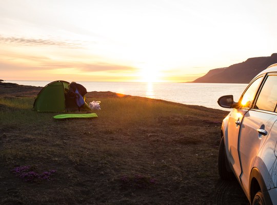 Camper en pleine nature en Islande