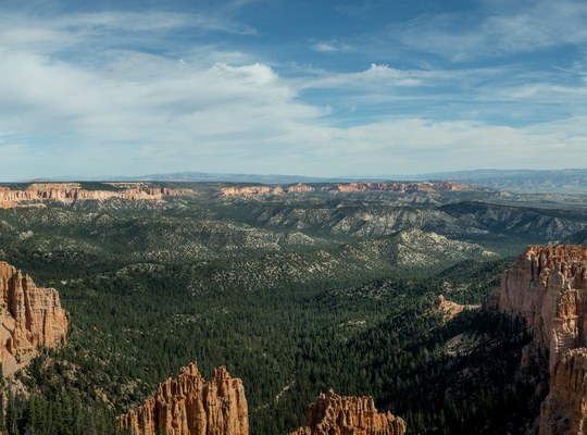 Vue panoramique sur Bryce 