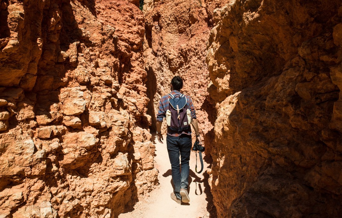 Trail à Bryce Canyon