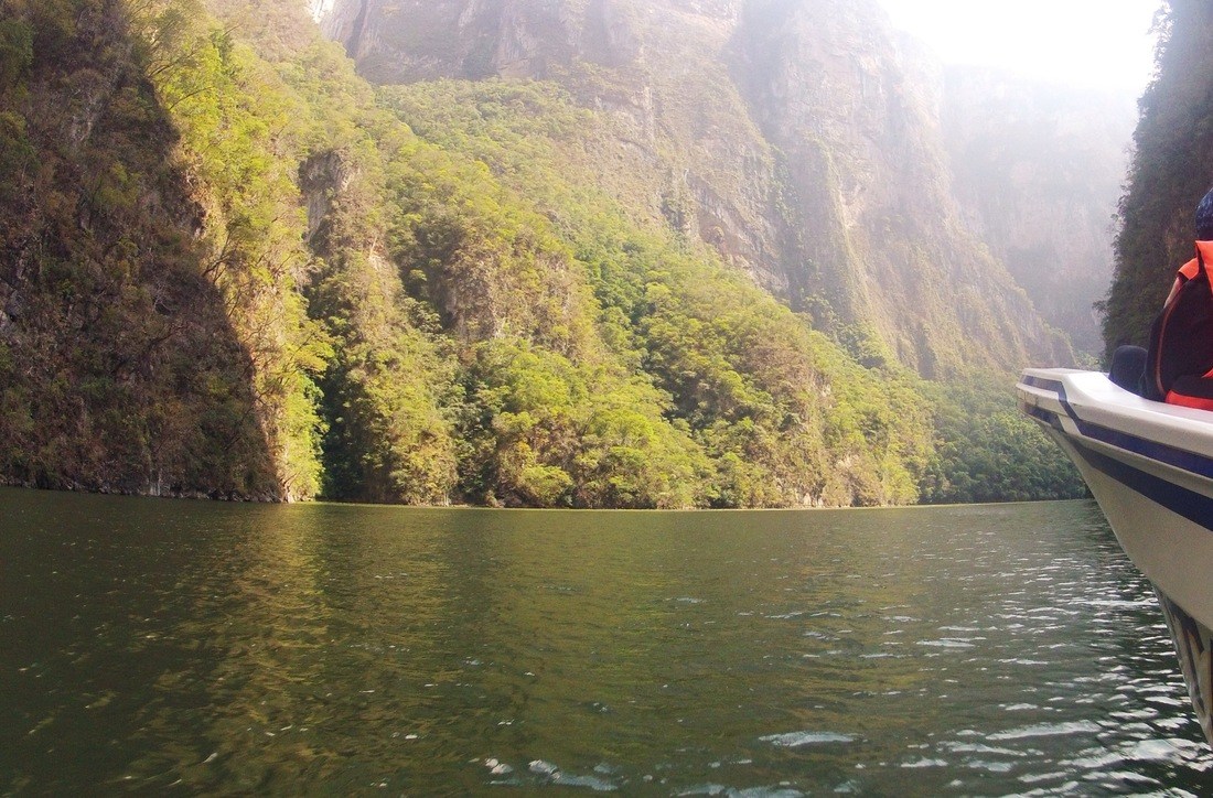 Cañon del Sumidero en bateau, Chiapas