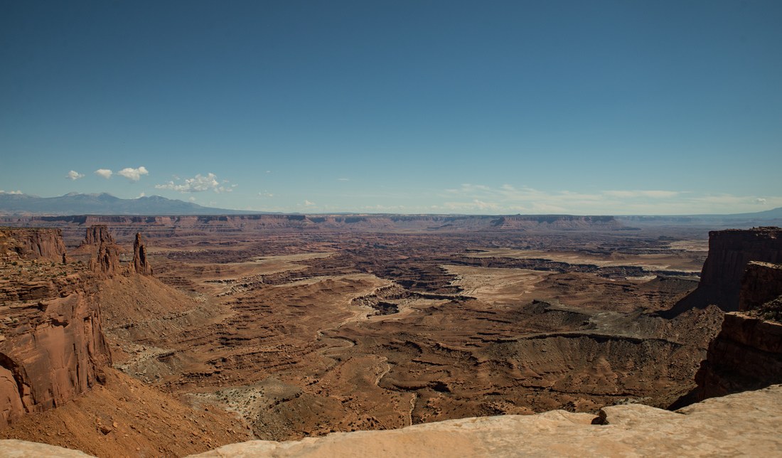 Point de vue de Mesa Arche, à Canyonlands