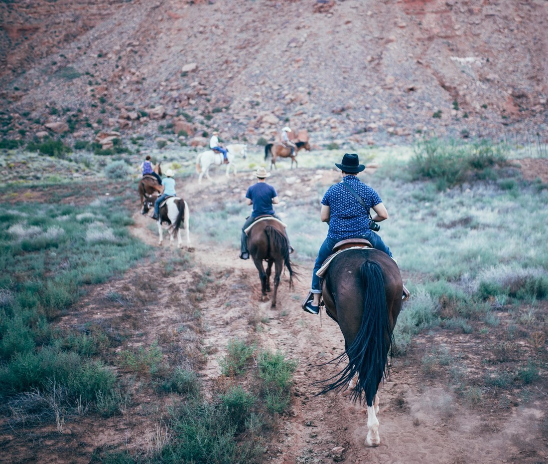 En route, à cheval 