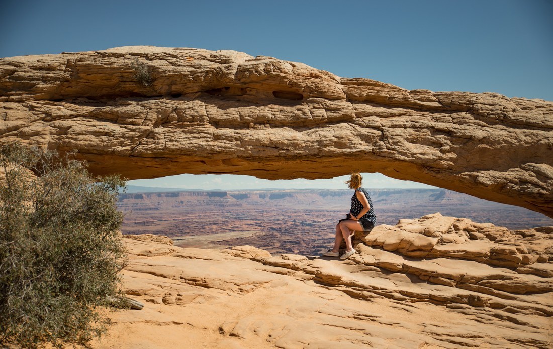 Manue à Mesa Arch