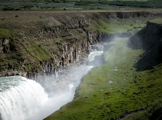 Chute d'eau en Islande 