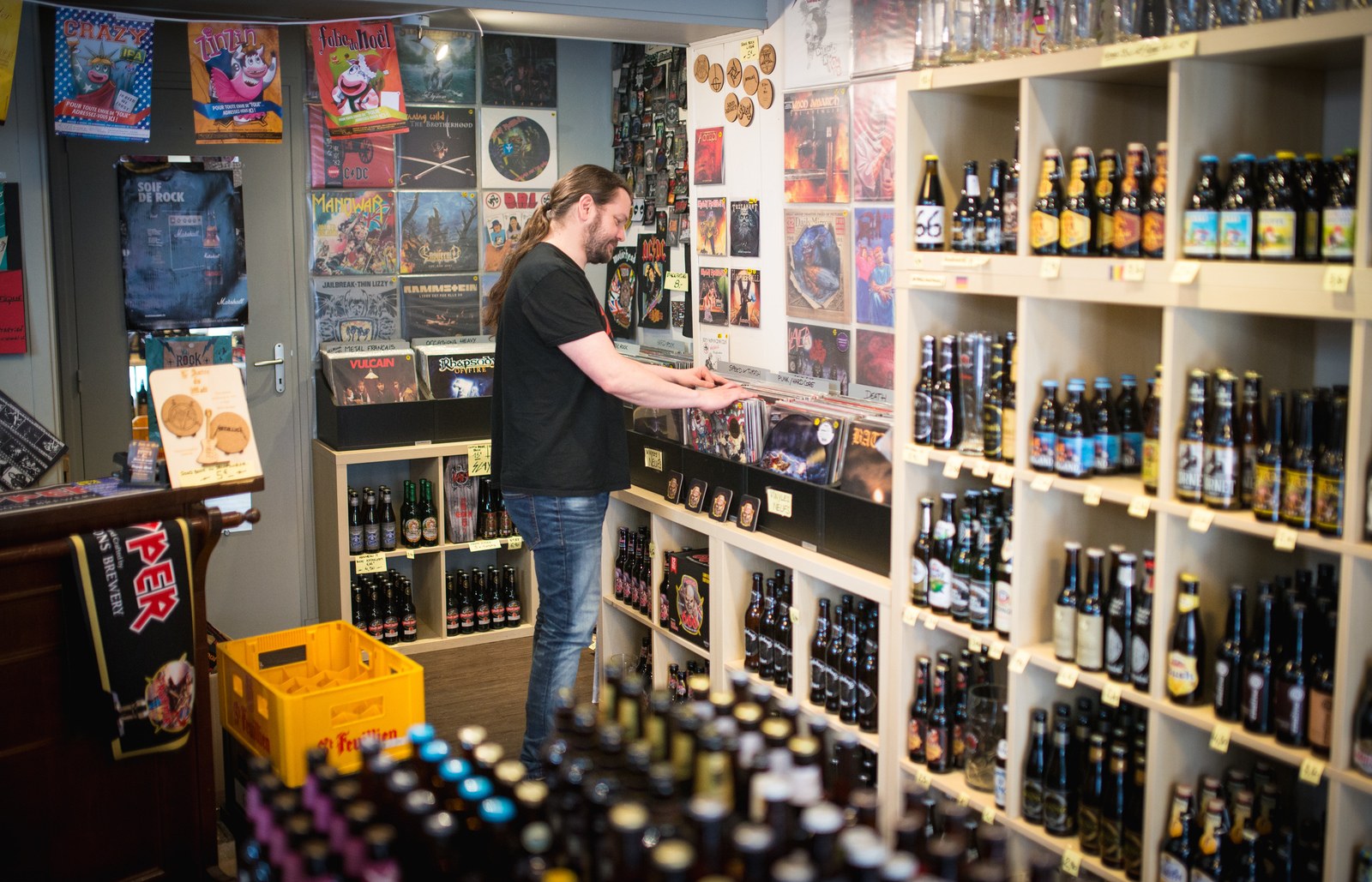 Vinyls et bières chez Fabien Vinyls et bières chez Fabien