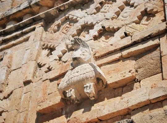 Décoration sur les ruines d'Uxmal