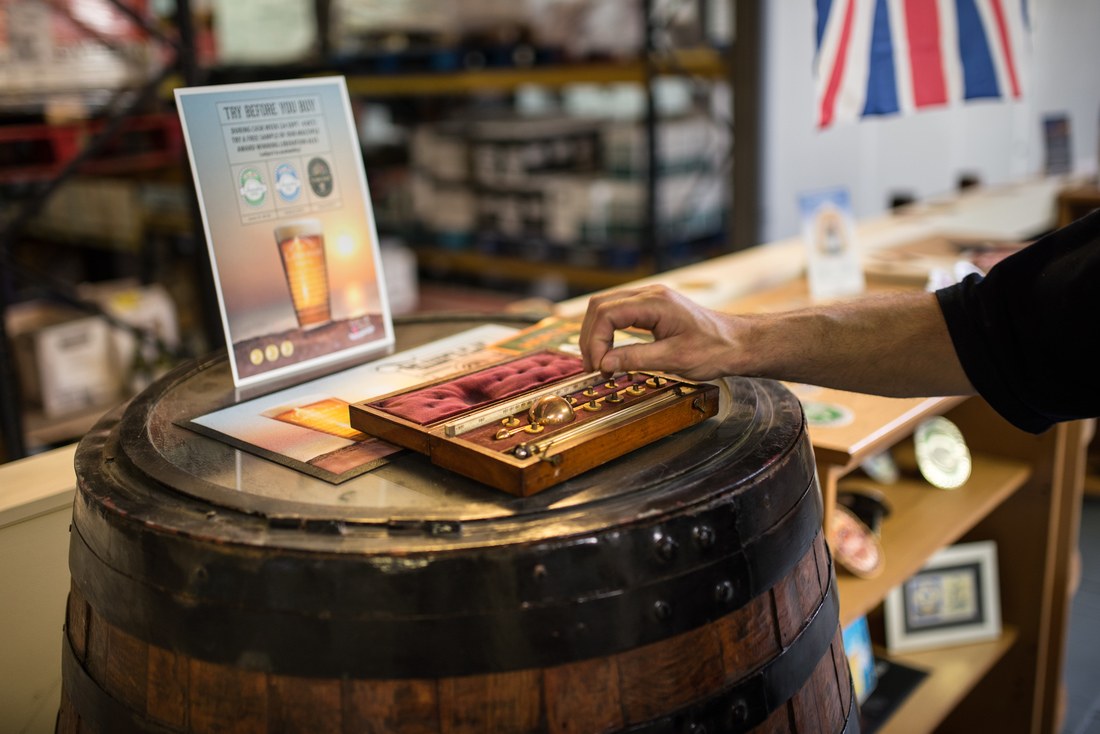 Visite de la fabrique de bière à Jersey