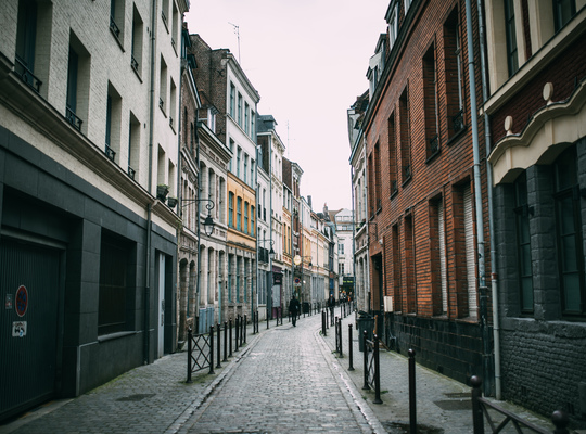 Une des rues piétonnes du centre